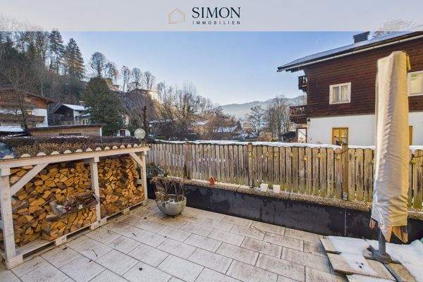 Ansicht Terrasse mit Ausblick