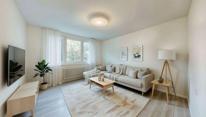 Einrichtungsbeispiel Wohnzimmer