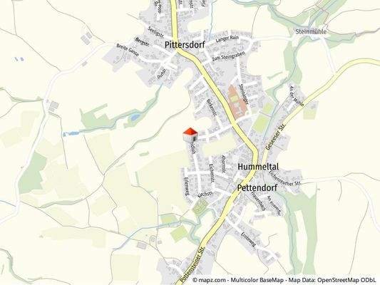 Geolyzer Kartenausschnitt