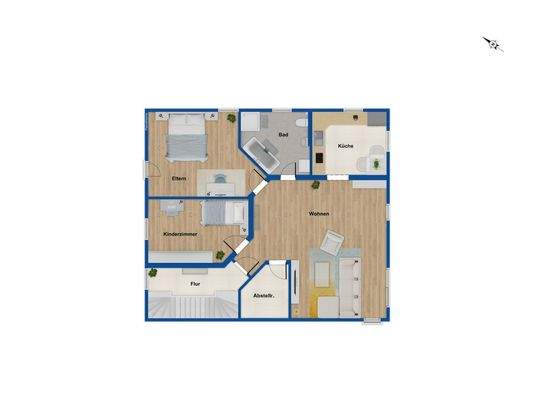 Grundriss Obergeschoss