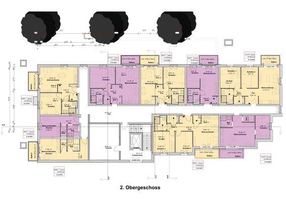 Grundriss 2. Obergeschoss