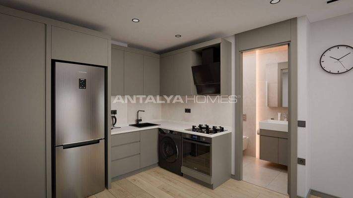 Apartments with Indoor Parking in Antalya Muratpasa