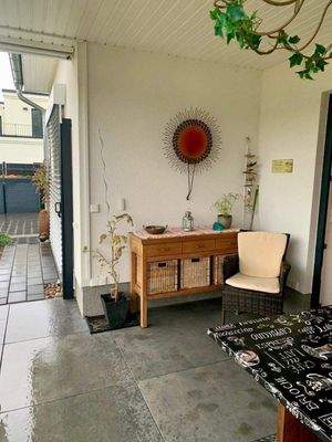 Detail auf der Terrasse (15,15 m² groß)