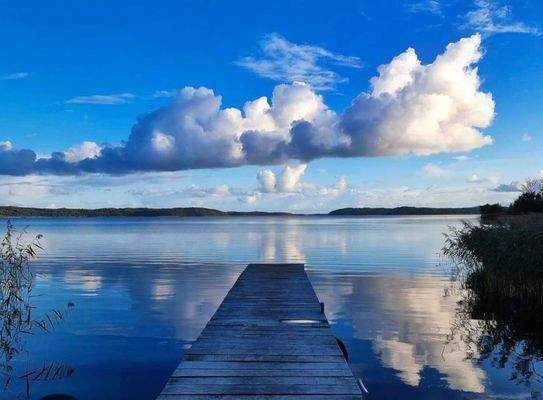 Bootssteg am Kleinen Jasmunder Bodden