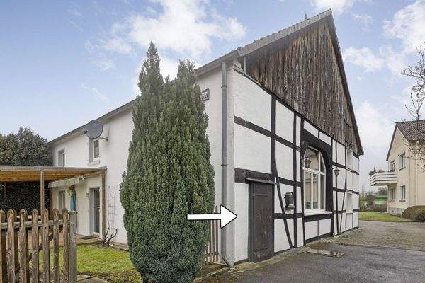 Seitenansicht - separater Abstellraum