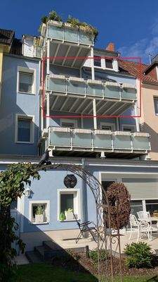 Rückwärtige Ansicht