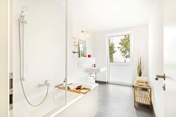 Sonnenhöfe - moderne Bäder mit Wanne oder Dusche