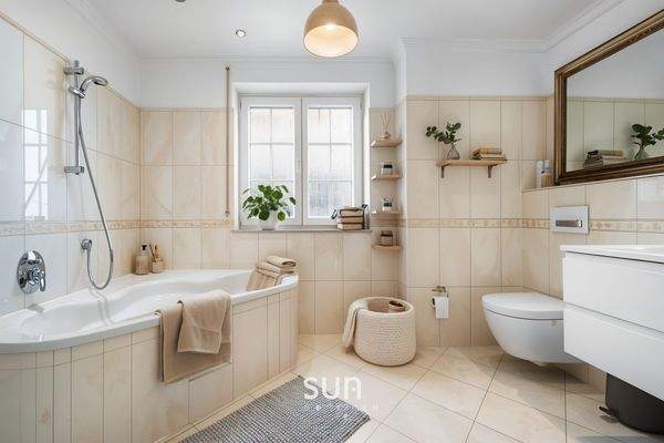 GROßZÜGIGES BADEZIMMER 