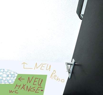 separater WC-Raum, Hänge-WC