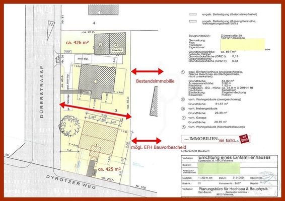 BGS mit Bauvorbescheid + EFH 