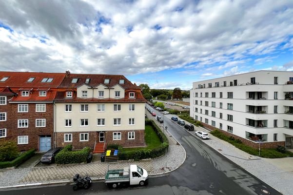 Blick aus dem Wohnzimmer