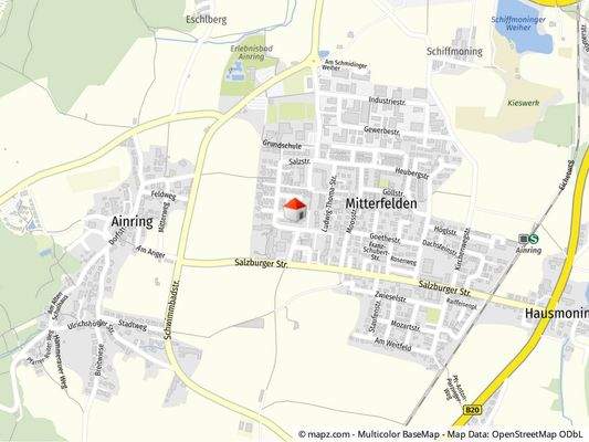 Geolyzer Kartenausschnitt