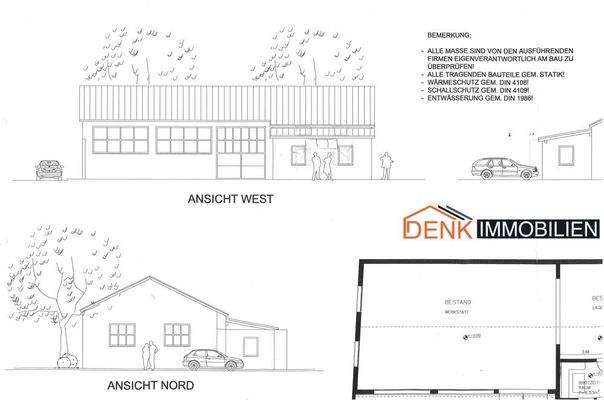 PLAN Ansicht Nord+West