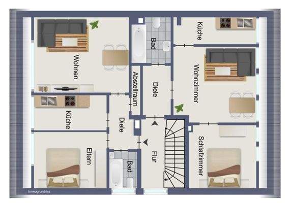 Grundriss Dachgeschoss