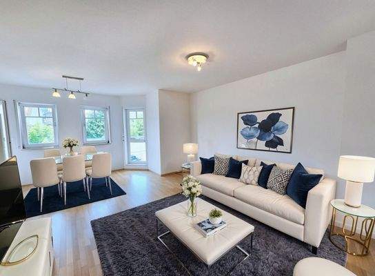 Wohnzimmer mit Einrichtungsvorschlag