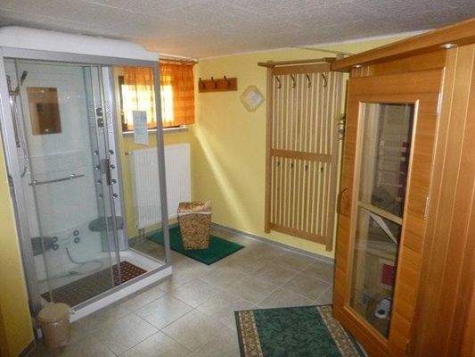 Nebengebäude mit Sauna