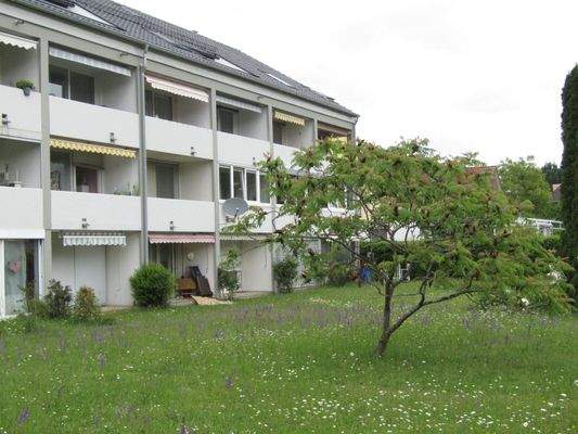 Von der Terrrasse aus ins Grüne!