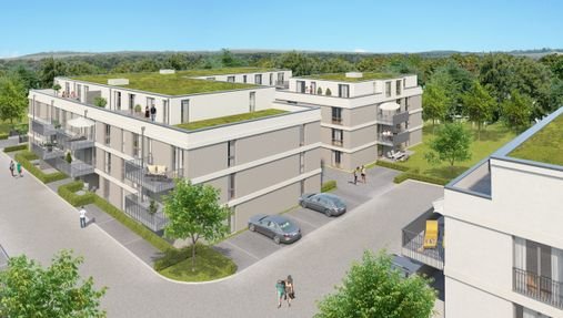 Außenvisualisierung Haus A+B