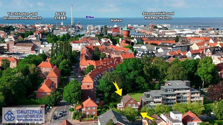 so nah zur City und zum Hafen