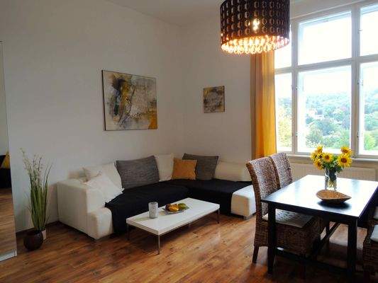 gemütliche Sitzgarnitur