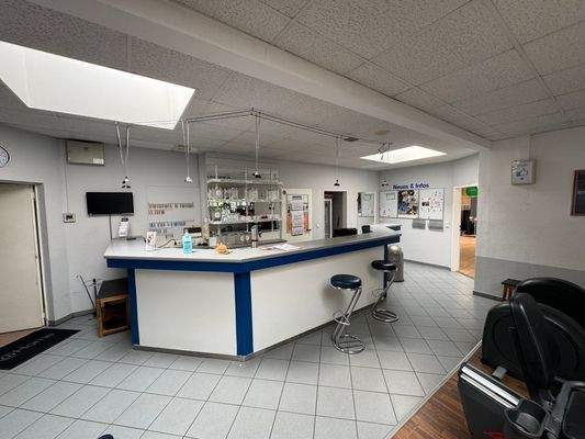Empfangsbereich Fitnessstudio
