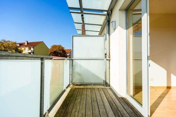 Balkon - Beispielwohnung