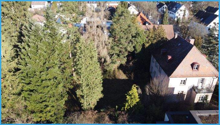 Blick übers Grundstück