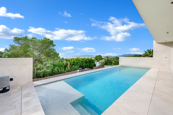 Pool in villa in Portals Nous