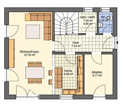 Beispielgrundriss EG