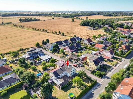 Idyillische Feldlage