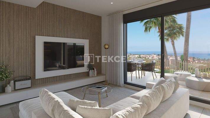 Luxurious Sea View Houses in a Project in Manilva Malaga