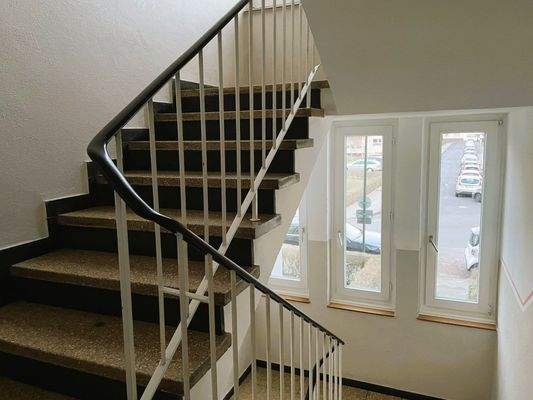 Blick ins Treppenhaus
