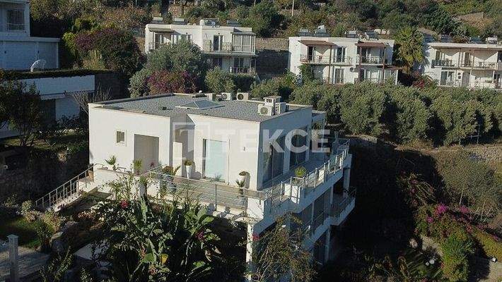 Furnished Apartment with Cove View in Bodrum Türkbükü