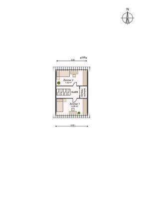 Grundriss Spitzboden