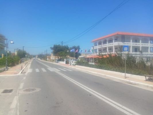 Kreta, Maleme: Grundstück mit Meerblick innerhalb des Stadtplans zu verkaufen