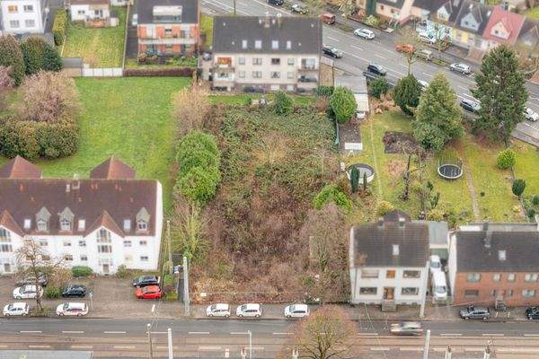 Drohnenaufnahme Straßenseite