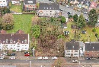 Drohnenaufnahme Straßenseite