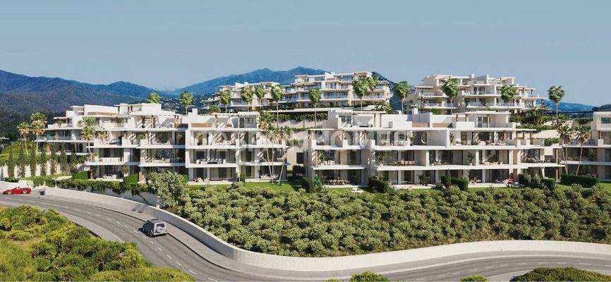New Sea-View Flats near the Beach and Golf Couse in Estepona