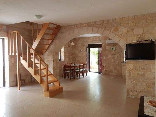 Kreta, Analipsi: Neubau - Haus aus traditionellem Stein nahe des Meeres zum Verkauf