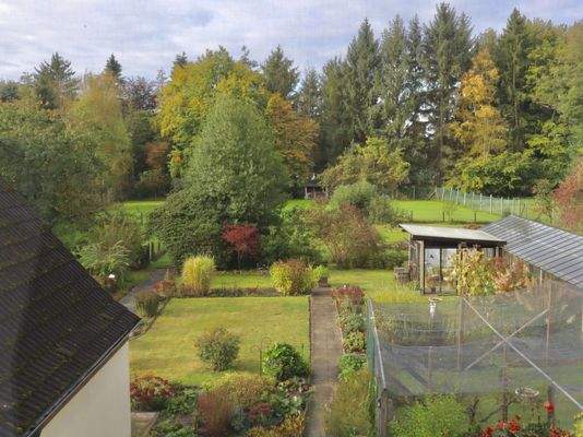 Ausblick auf den Garten