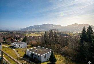 Bergsicht vom Balkon