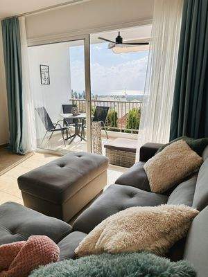 Wohnzimmer Meerblick