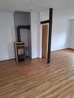 Wohnzimmer mit Kaminofen