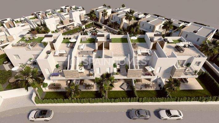 New-Build Golf Apartments in a Complex in Algorfa