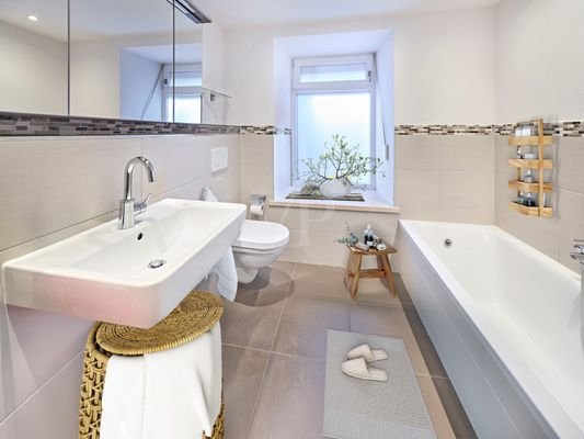 EG Badezimmer - digital möbliert