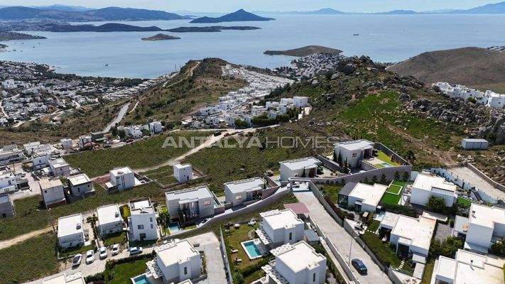 Sea View Flats with Private Pools in Bodrum Bağla