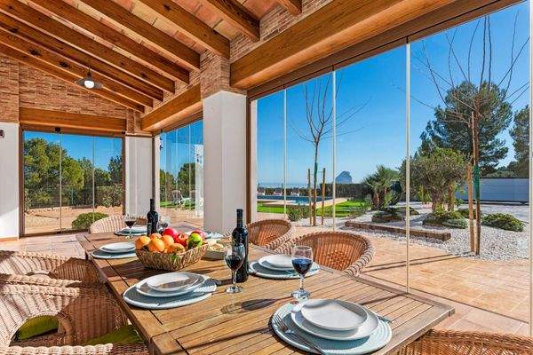 Überdachte Terrasse