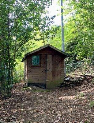 Der Geräteschuppen im Garten