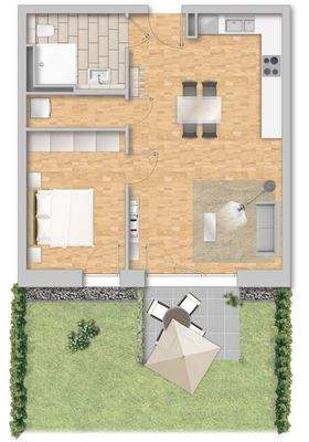 Grundriss - WHG 02 EG