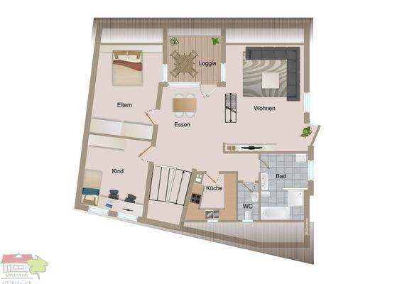 Grundriss Obergeschoss